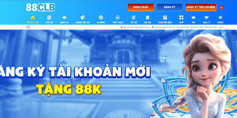 Bạn có thể trải nghiệm rất nhiều tựa game cá cược hấp dẫn tại casino online của 88CLB