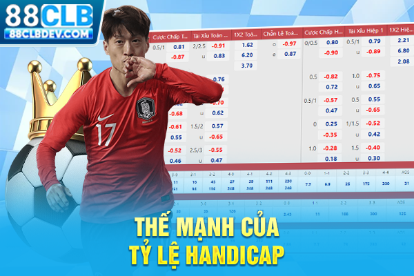 Cách Đọc Kèo Châu Á Chuẩn Tỷ Lệ Chấp Kèm Minh Họa Chi Tiết Thế mạnh của tỷ lệ Handicap